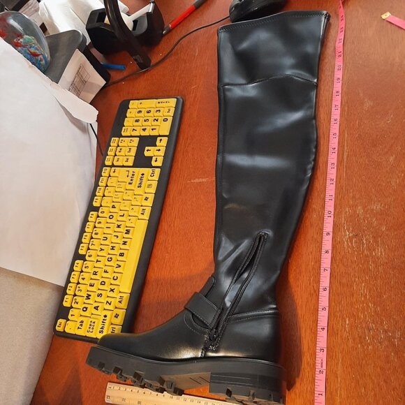 NEW ! Nine West Woman Over Knee Extra Long Boot Size 6.5 - Picture 3 of 6